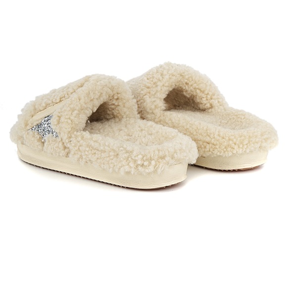 GOLDEN GOOSE Shearling Slides - NEW - Picture 3 of 7